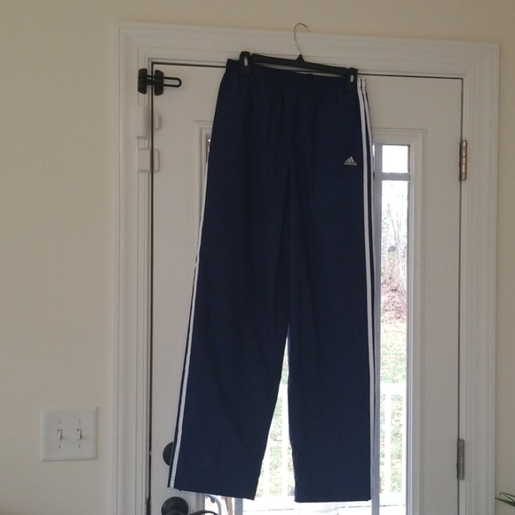 Navy blue and white stripes. - Picture 1 of 2